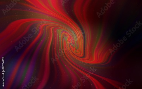 Dark Red vector texture with milky way stars.