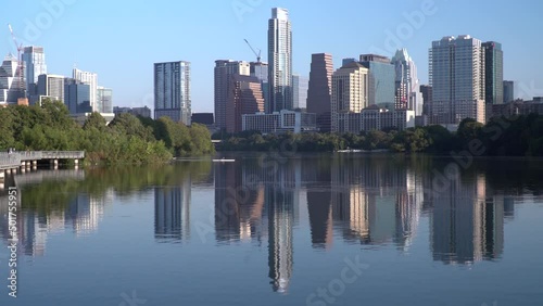 Austin, Texas Skyline and Town Lake View #2