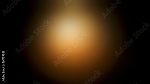 gradient soft blurred orange light bulb background  abstract for illustration
