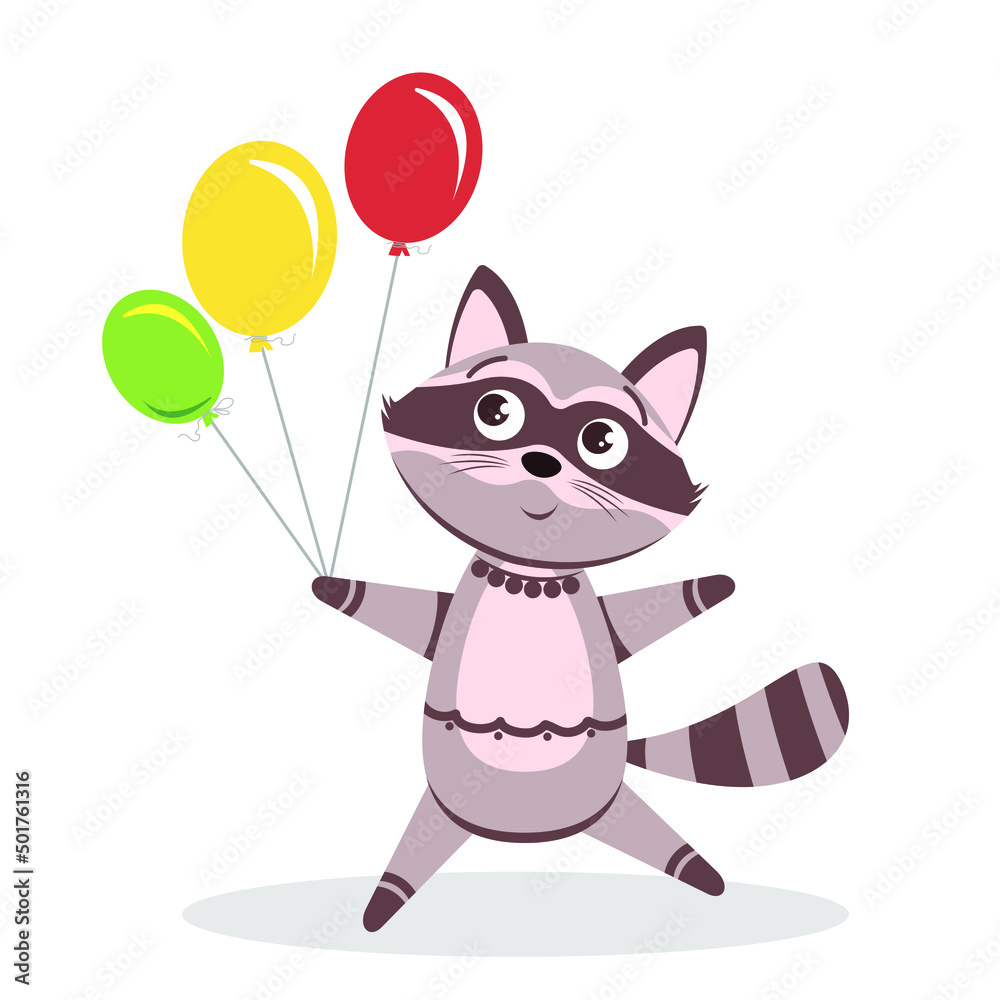 Animals. Funny little raccoon. Vector drawing, background, design.
Animals. Funny little raccoon. Vector drawing, background, design.