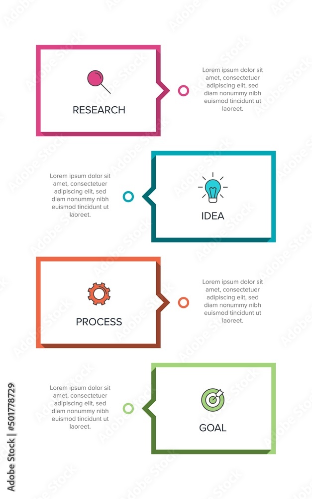 Vertical infographic design with icons and 4 options or steps. Thin line. Infographics business concept. Can be used for info graphics, flow charts, presentations, mobile web sites, printed materials. Vertical infographic design with icons and 4 options or steps. Thin line. Infographics business concept. Can be used for info graphics, flow charts, presentations, mobile web sites, printed materials.