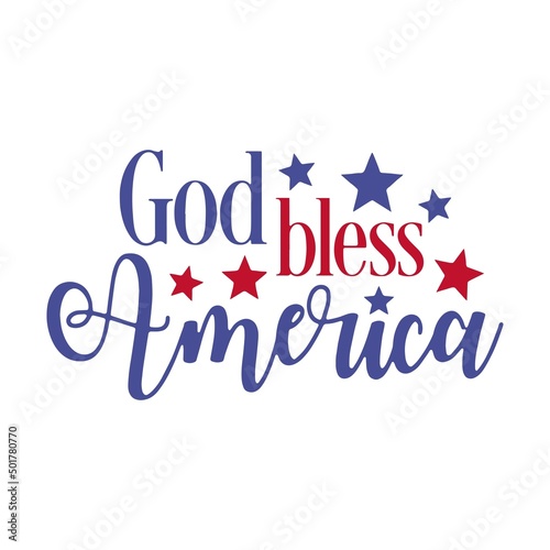 4th Of July Patriotic Rainbow Independence Day Vector Illustrator