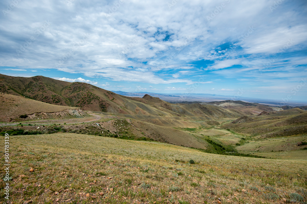 landscape with sky and clouds