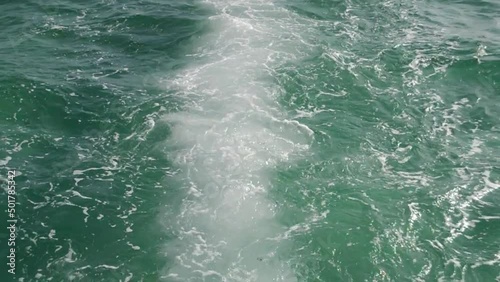 Saiing out into the ocean