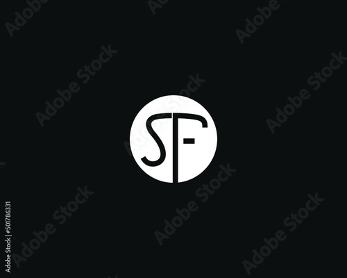 Letter SF Logo Design Vector Template