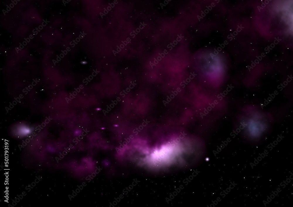 Small part of an infinite star field