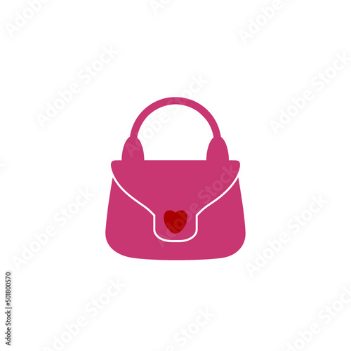 Hand Bag icon isolated on white
