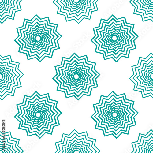 Blue geometric pattern