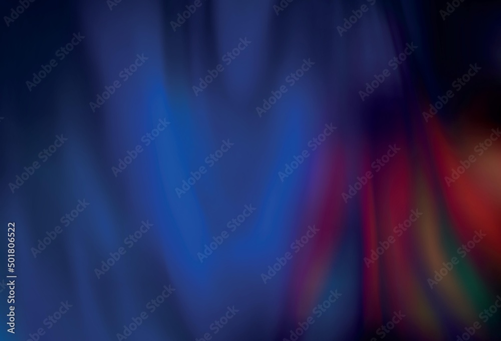 Dark Blue, Red vector blurred template. Dark Blue, Red vector blurred template.