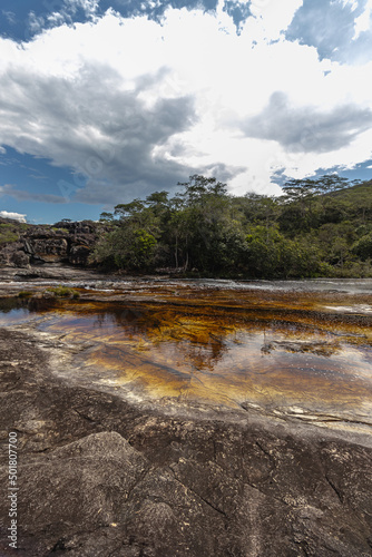 river in the city of São Gonçalo do Rio Preto, State of Minas Gerais, Brazil