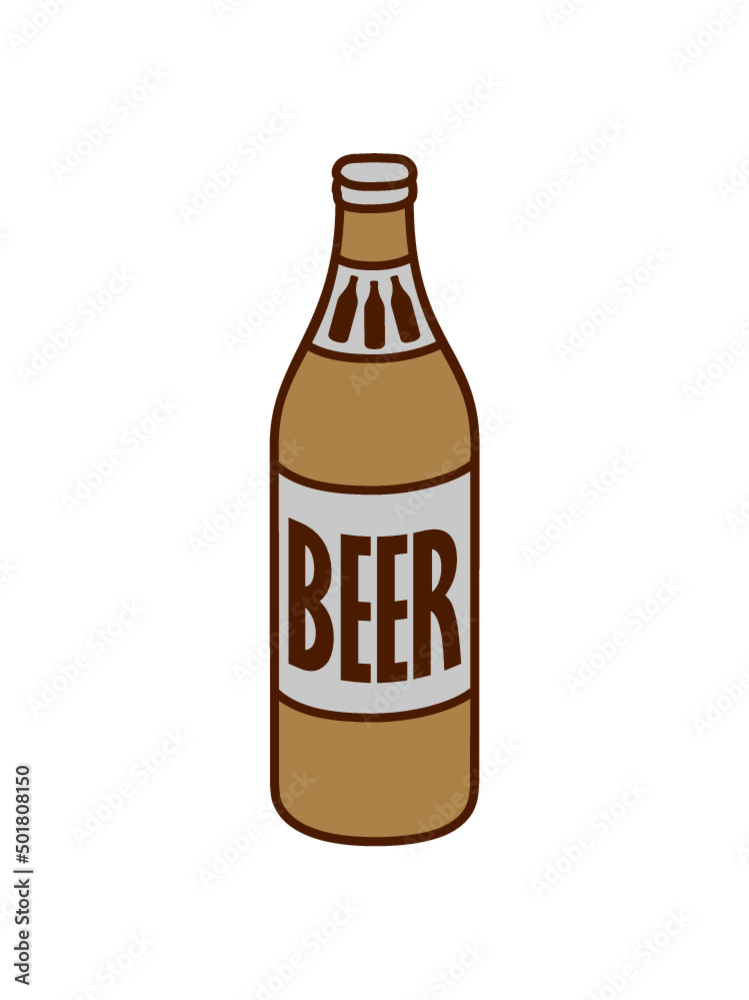 Bier Flasche Illustration 