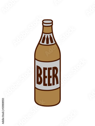 Bier Flasche Illustration 