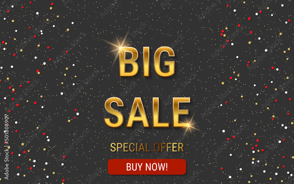 Big sale, discount banner vector design template Big sale, discount banner vector design template