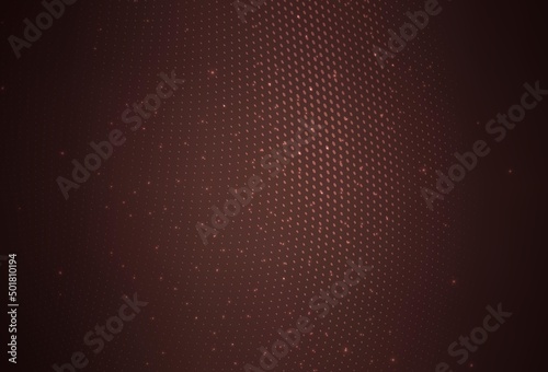 Dark Pink, Red vector Blurred bubbles on abstract background with colorful gradient.