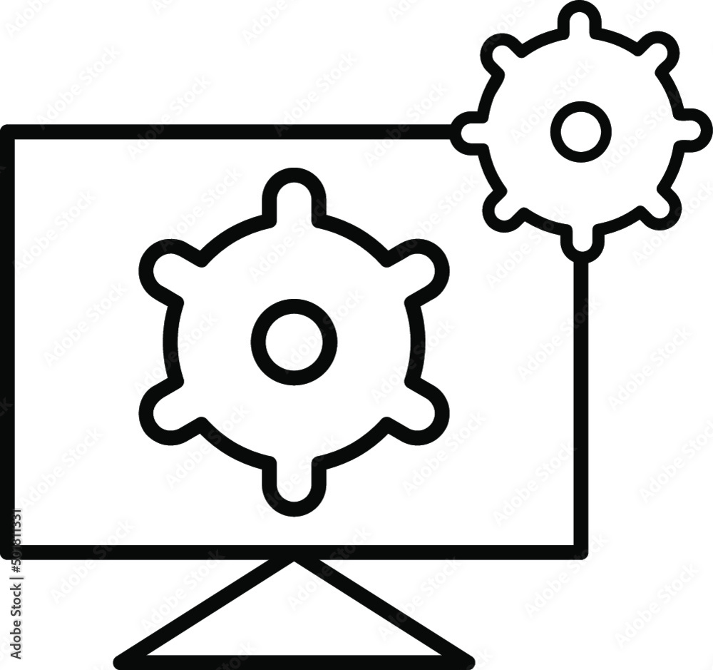 Obraz premium Unique Line Vector icon