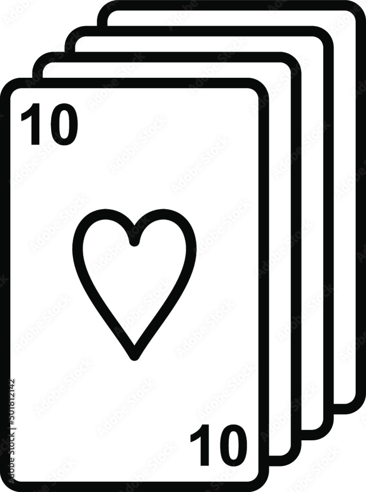 Unique Line vector Icon