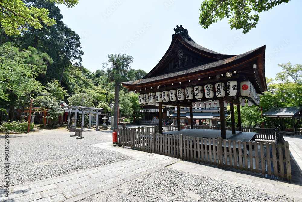 粟田神社　拝殿　京都市東山区粟田口