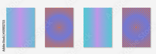 Minimalist trendy cover with line geometric elements and shapes.