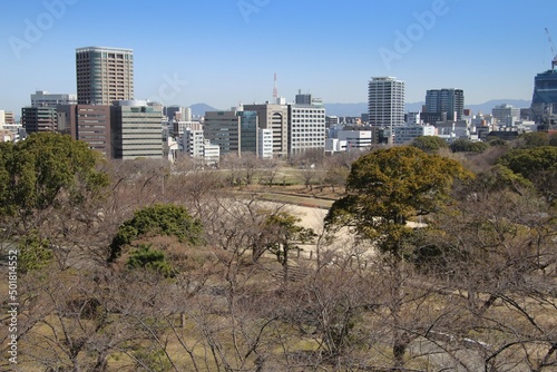 福岡城天守台から見た福岡都市風景 © shochanksd