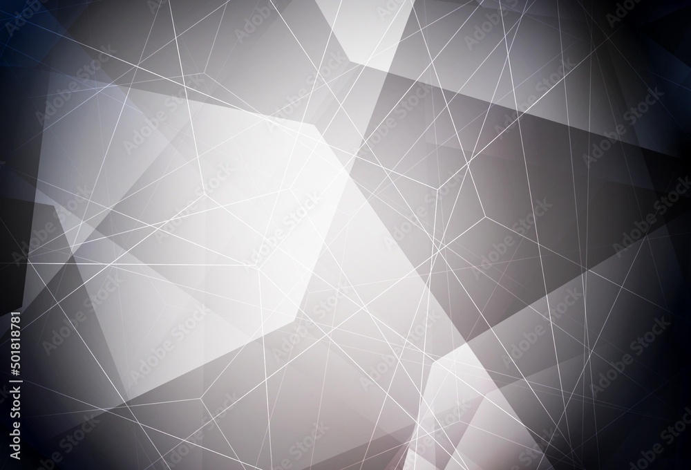 Dark Brown vector texture with triangular style.