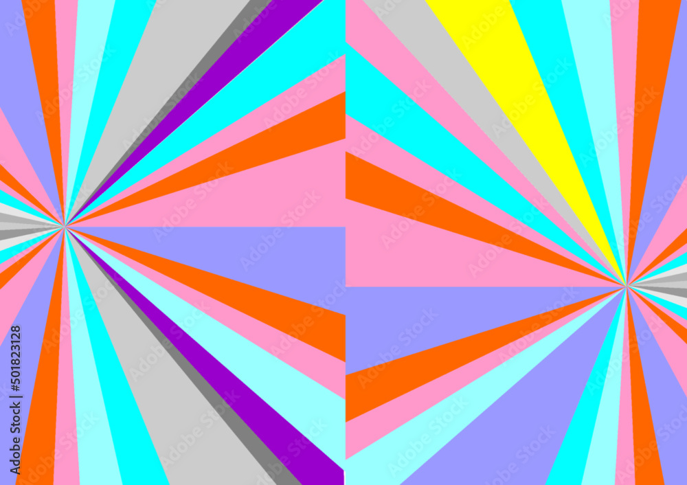 The background image uses a focus point. Along with pink, yellow, orange tones to create the background image. perspective