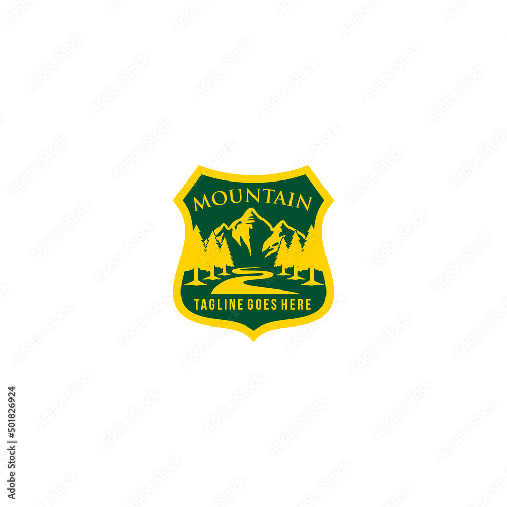 Camping outdoor adventure emblems, badges and logo patches. Mountain tourism, hiking. Camping outdoor adventure emblems, badges and logo patches. Mountain tourism, hiking.