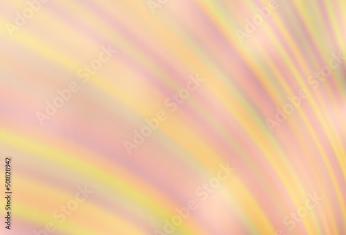 Fototapeta Naklejka Na Ścianę i Meble -  Light Yellow vector colorful blur backdrop.
