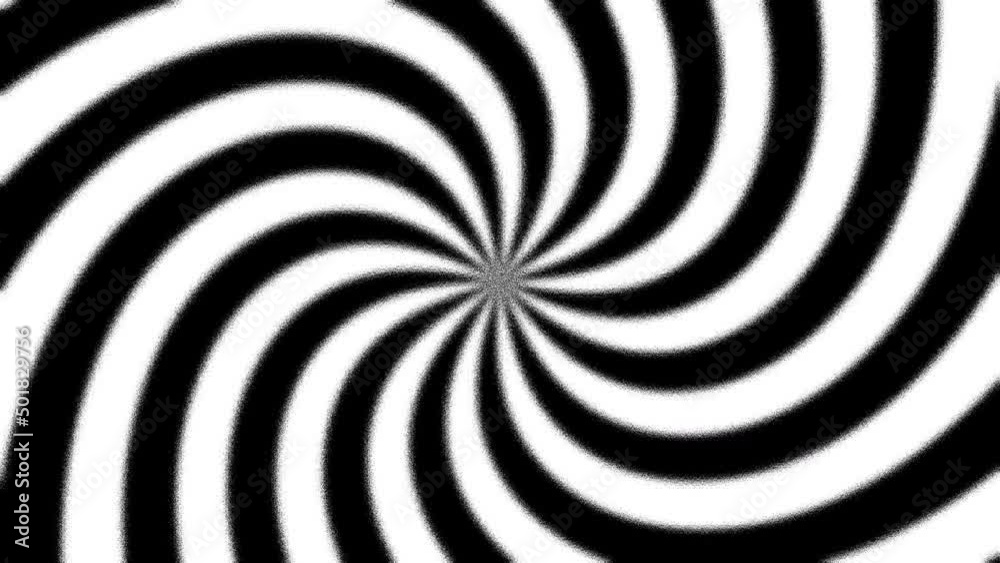 Surreal black and white psychedelic spiral optical illusion. Abstract hypnotic animated background. Seamless looping animation. Surreal black and white psychedelic spiral optical illusion. Abstract hypnotic animated background. Seamless looping animation.
