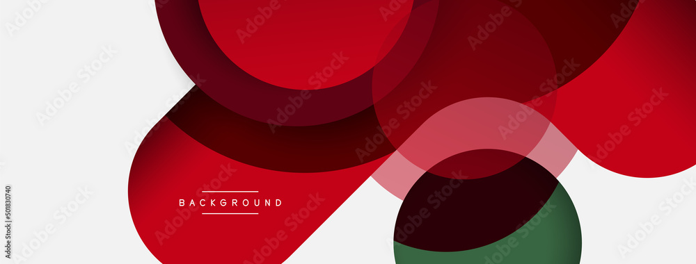 Creative geometric wallpaper. Minimal abstract background. Circles composition vector illustration for wallpaper banner background or landing page Creative geometric wallpaper. Minimal abstract background. Circles composition vector illustration for wallpaper banner background or landing page