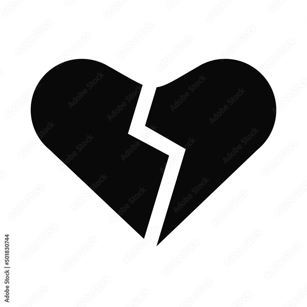 broken black heart broken black heart