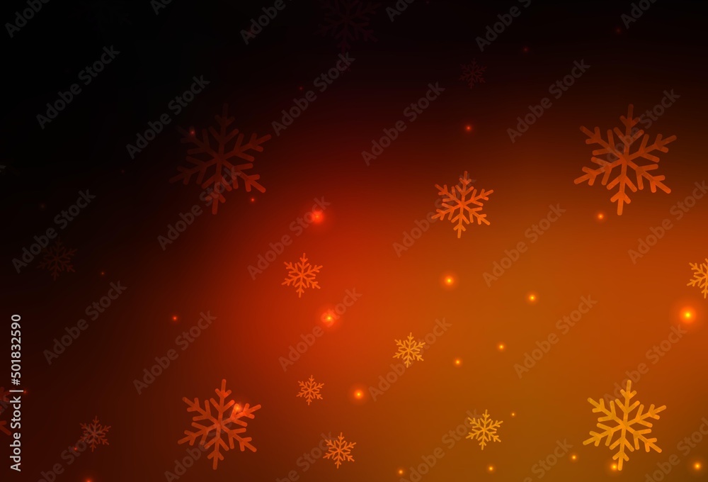 Dark Red vector texture in birthday style.