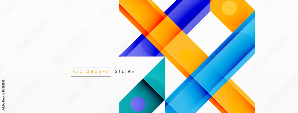Bright colorful straight lines geometric abstract background. Trendy overlapping lines composition for wallpaper, banner, background or landing Bright colorful straight lines geometric abstract background. Trendy overlapping lines composition for wallpaper, banner, background or landing