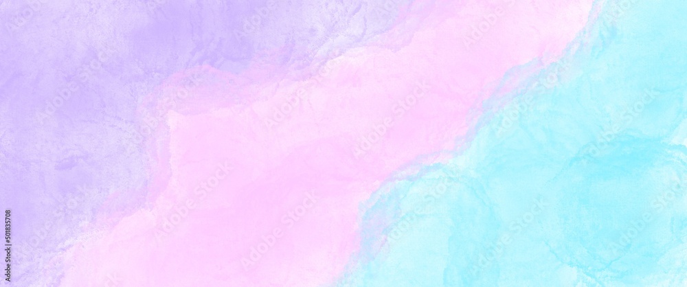 Obraz premium Abstract modern pink purple blue texture. Watercolor background in bright colors.