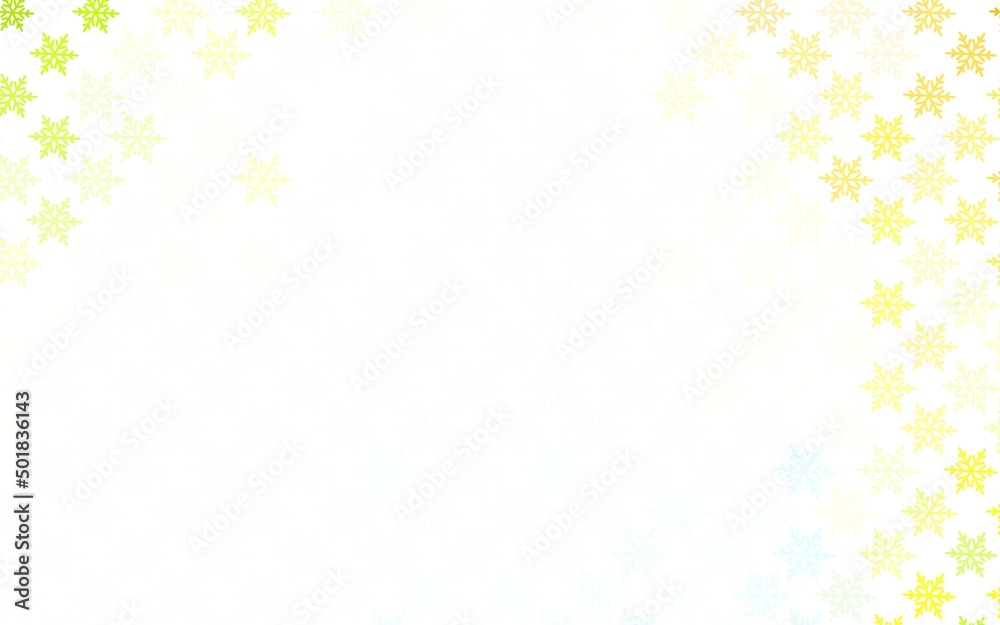 Light Blue, Yellow vector layout in New Year style. Light Blue, Yellow vector layout in New Year style.