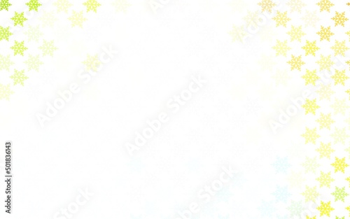 Light Blue, Yellow vector layout in New Year style.
