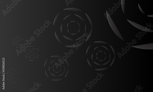 Unfocused spiral background  black and gray
