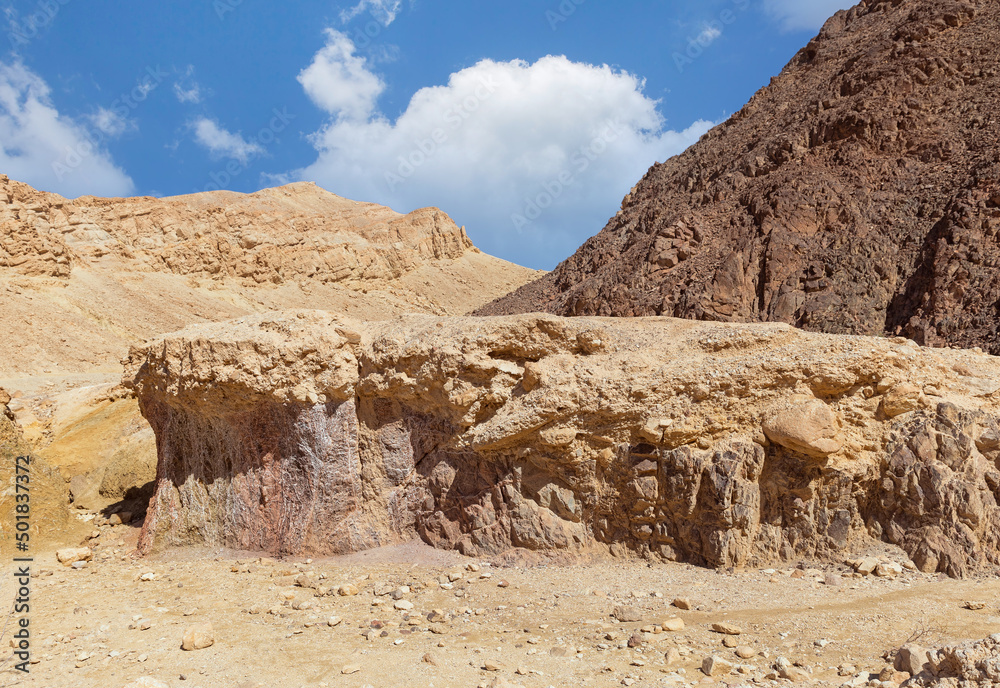 Shkhoret Canyon in Arava Desert Israel Shkhoret Canyon in Arava Desert Israel
