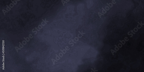 Obraz na plátně dark blue smoke background, navy blue watercolor and paper texture
