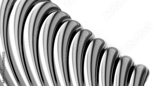 Silver chrome metallic back...