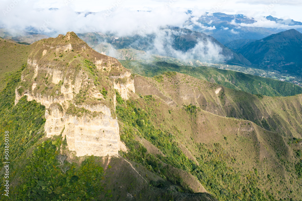 Cerro Mandango mountain in Vilcabamba, Ecuador. South America.
