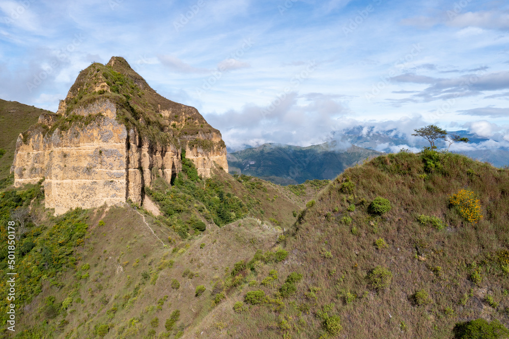 Cerro Mandango mountain in Vilcabamba, Ecuador. South America.