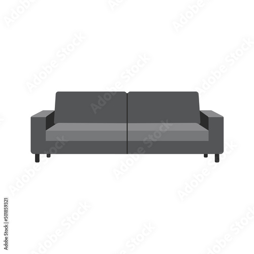 sofa clipart design template vector
