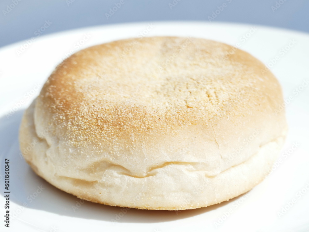 bread on a plate