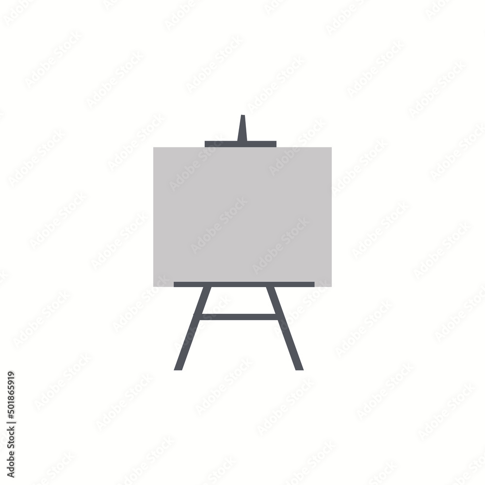 Flat Icon Easel Element design vector illustration