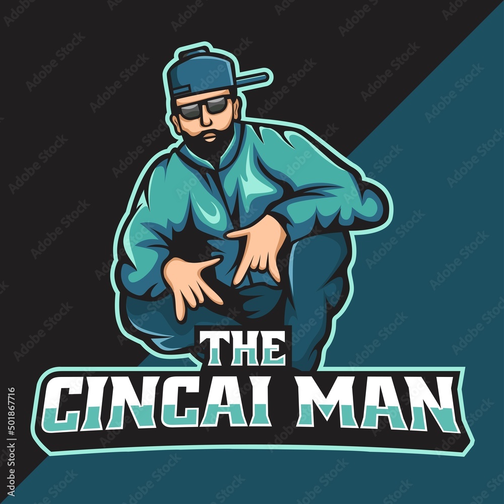 bad boy esport logo mascot design bad boy esport logo mascot design