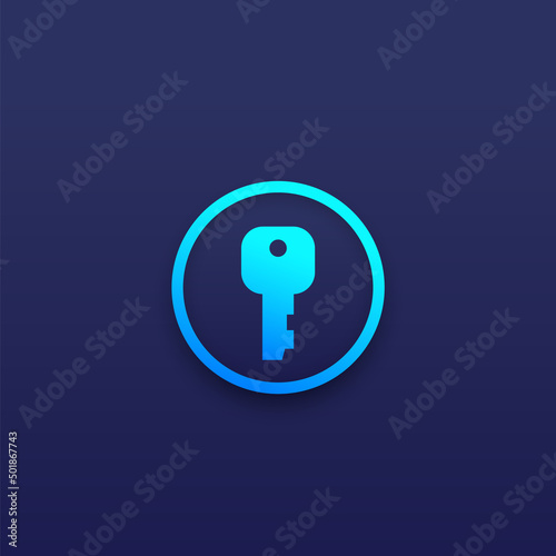 key icon for web and apps