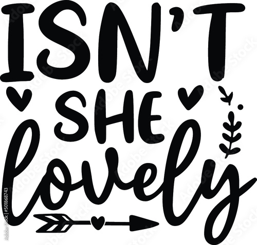 Isn't she lovely vector arts design