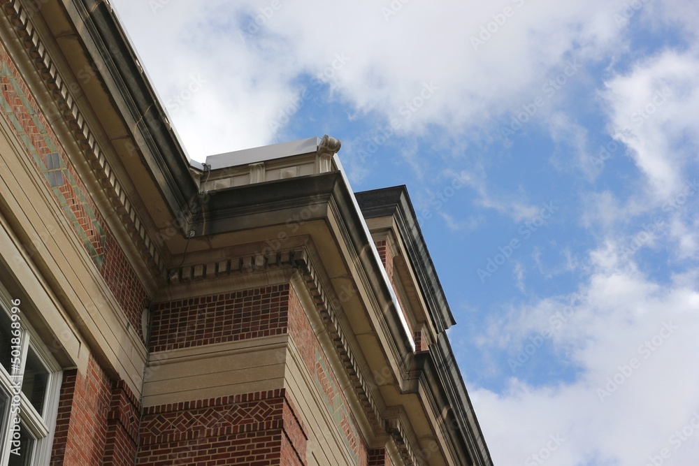 Obraz premium building with blue sky
