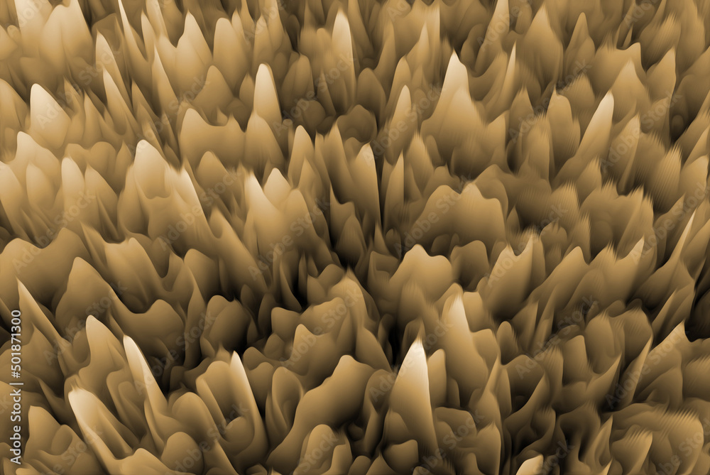 Fototapeta premium Abstract background, texture of a alien planet, realistic texture of the surface of an alien planet, abstract surface texture. 3d illustration
