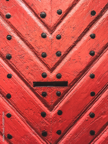 red wooden texture